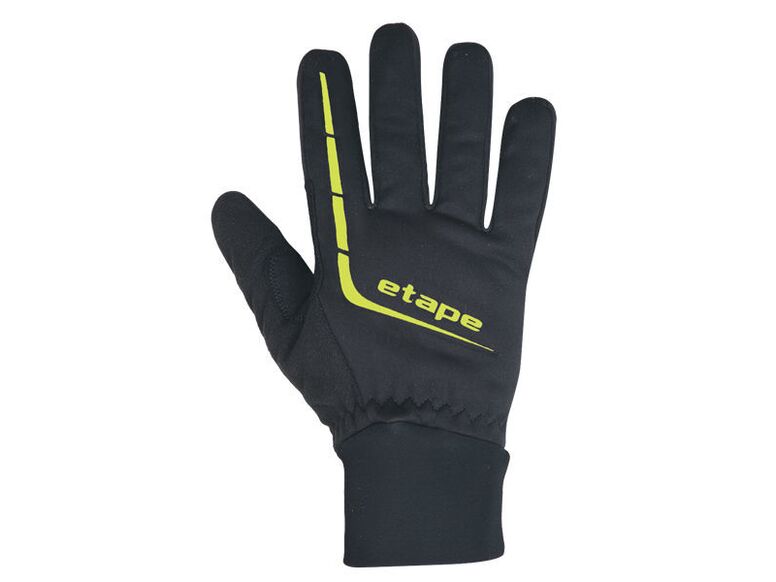 Etape - pánské rukavice GEAR WS+, černá/žlutá fluo