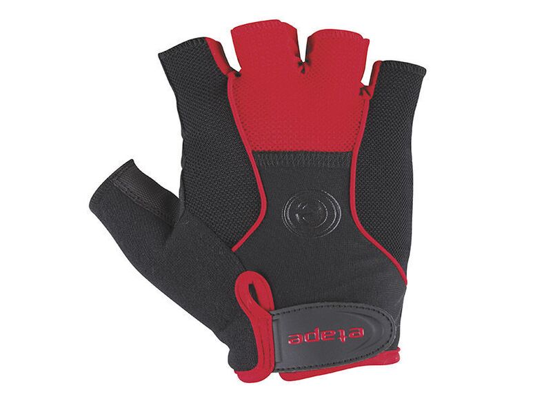 Etape - pánské rukavice GRIP, černá/červená