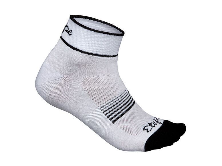 Etape - dámské ponožky KISS, bílá/černá