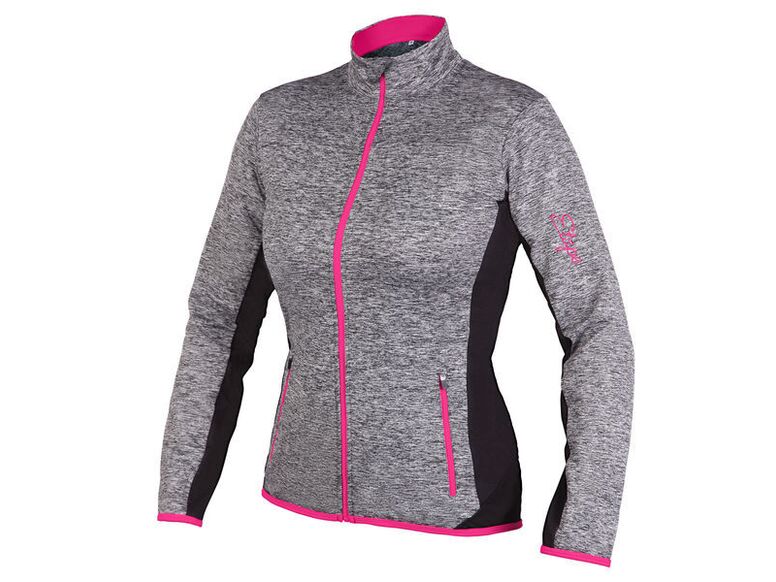 Etape - dámský dres LISSA, šedá melír/růžová