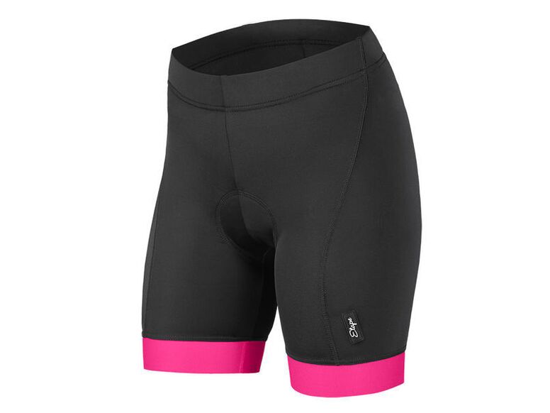 Etape - dámské kalhoty NATTY s vložkou, černá/růžová