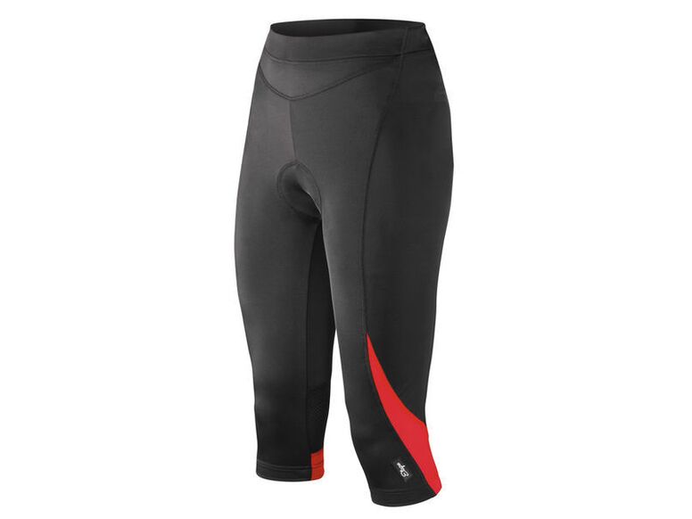 Etape - dámské kalhoty NATTY 3/4 s vložkou, černá/červená