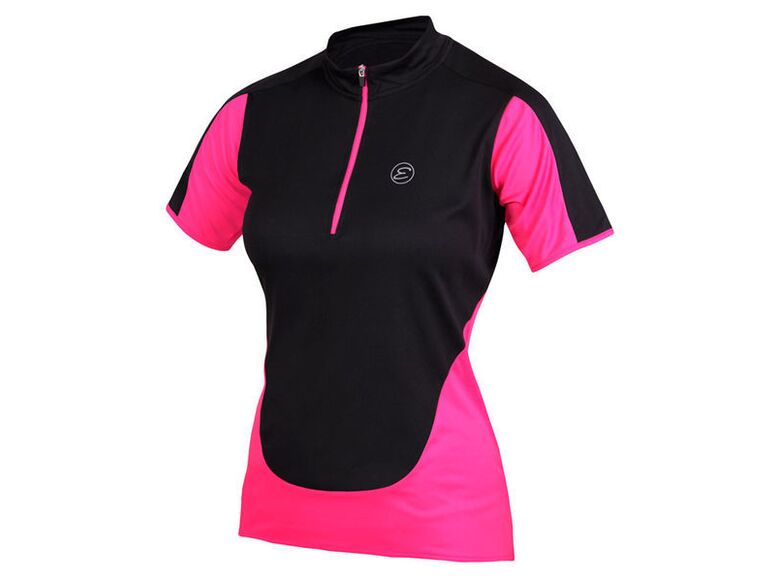 Etape - dámský dres NELLY, černá/růžová