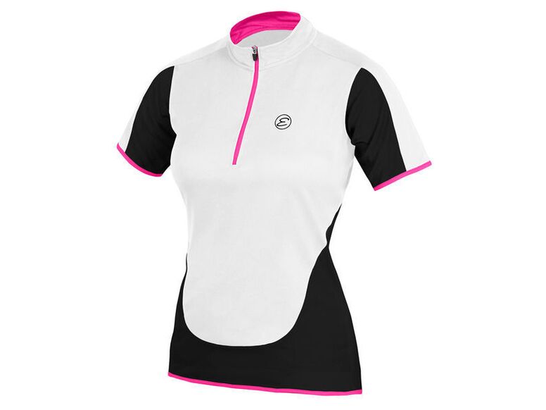 Etape - dámský dres NELLY, bílá/černá