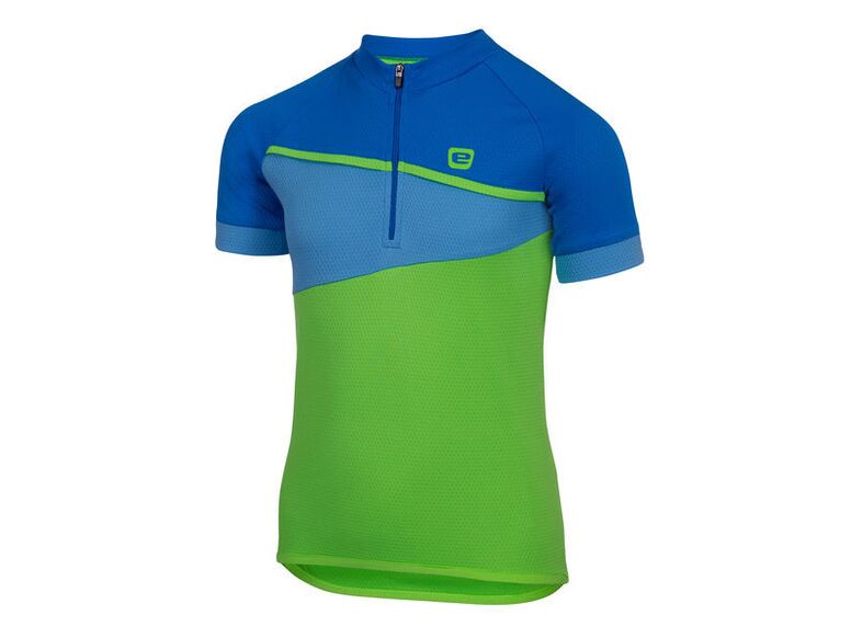 Etape – dětský dres PEDDY, zelená|modrá