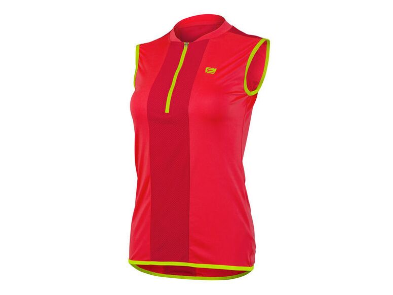 Etape – dámský dres PRETTY, granatina|limeta