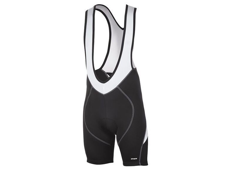 Etape - pánské kalhoty PROFI LACL s vložkou, černá/bílá