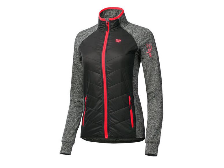 Etape - dámská bunda/mikina SIERRA, černá/granatina