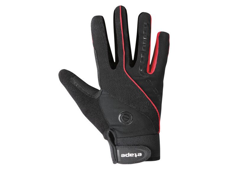 Etape - pánské rukavice SPRING, černá/červená