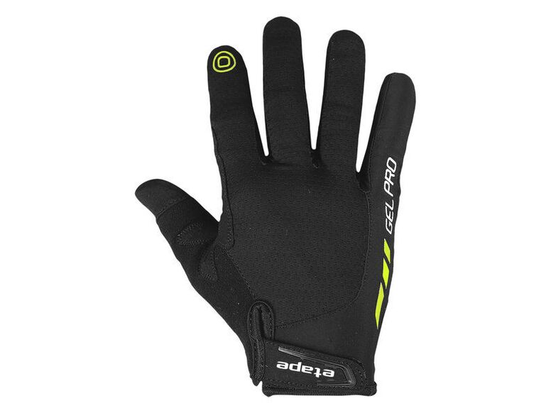 Etape - pánské rukavice SPRING+, černá/limeta