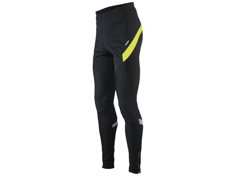 Etape - pánské kalhoty SPRINTER WS PAS bez vložky, černá/žlutá fluo