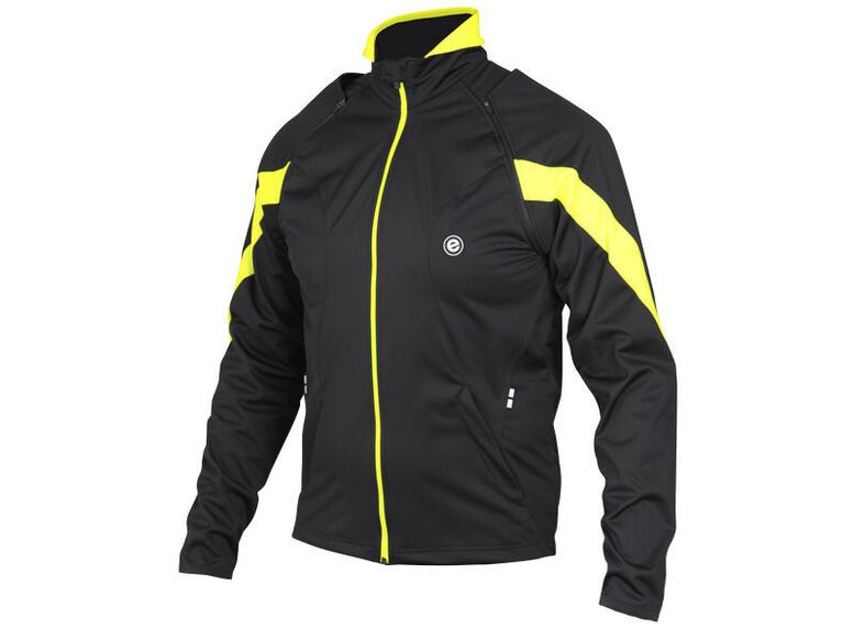 Etape - pánská bunda STRONG WS, černá/žlutá fluo