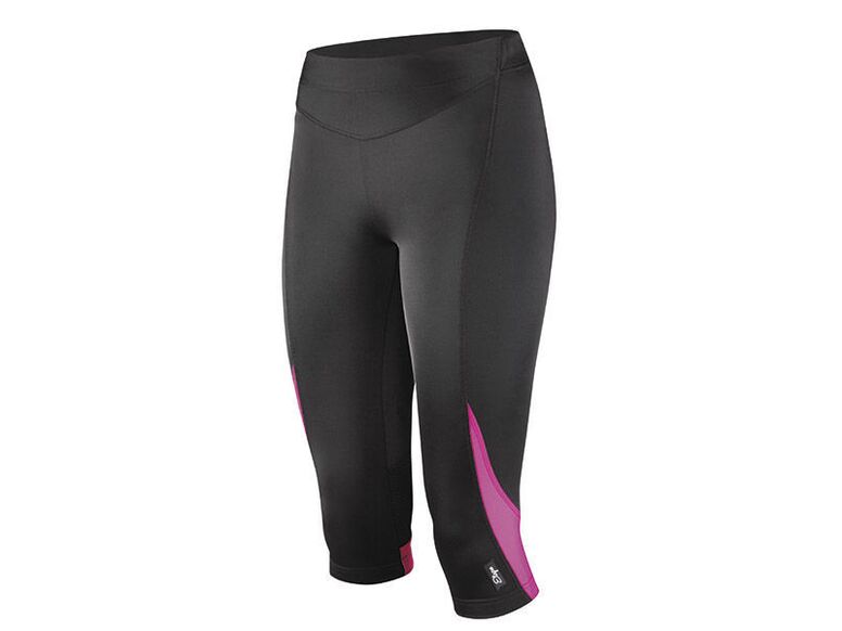 Etape - dámské kalhoty TERRY 3/4, černá/růžová