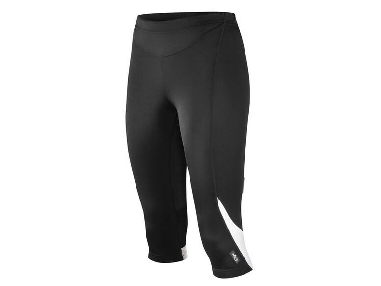 Etape - dámské kalhoty TERRY 3/4, černá/bílá