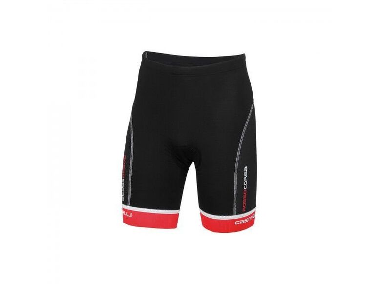 Castelli - pánské kalhoty do pasu Free Tri, white/black/red