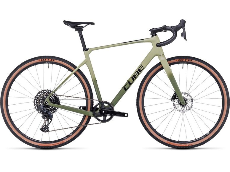 Gravel kolo Cube Nuroad C:62 SLX olive´n´green 2023