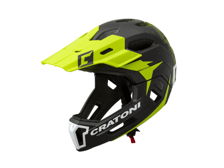 Helma Cratoni C-MANIAC 2.0 MX - Black-Lime Matt