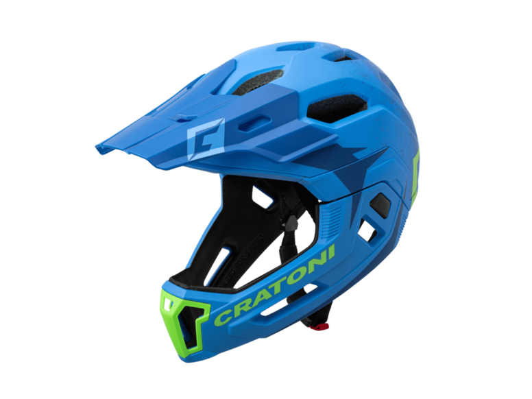 Helma Cratoni C-MANIAC 2.0 MX - Blue-Lime Matt