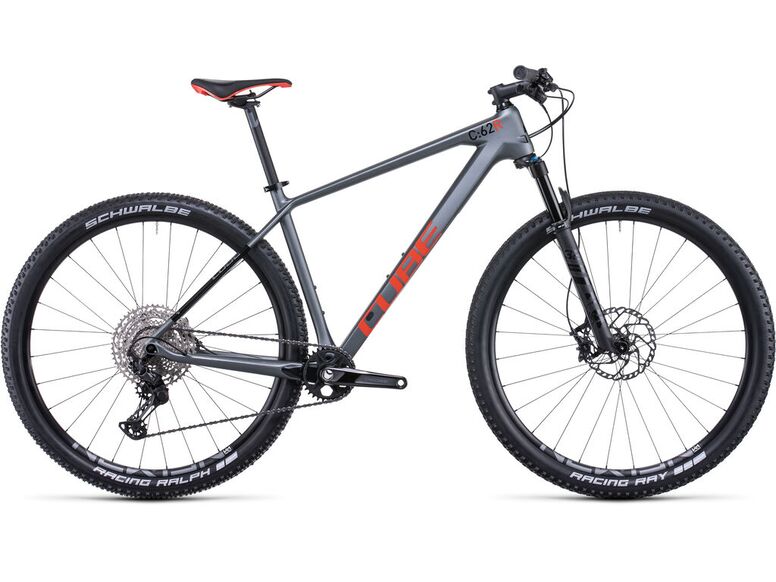 Horské kolo Cube Reaction C:62 Race flashgrey´n´red 2022