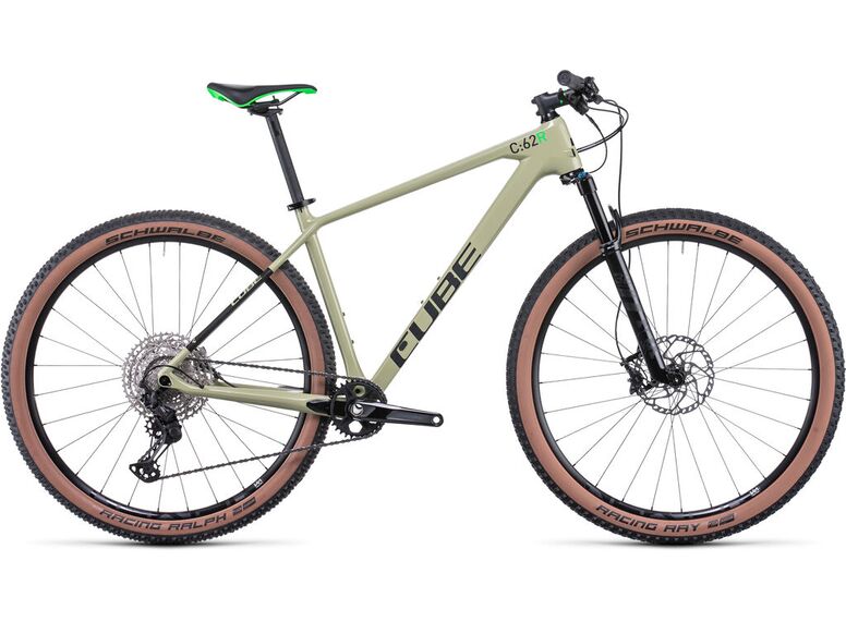 Horské kolo Cube Reaction C:62 Race green´n´flashgreen 2022