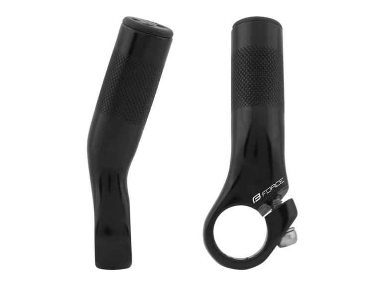 Rohy FORCE BET 9 cm Al, černé mat