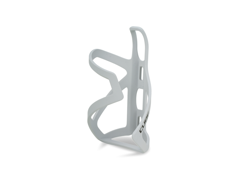 Košík na láhev CUBE HPP boční pravostranný matt light grey/glossy black