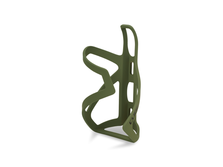 Košík na láhev CUBE HPP boční pravostranný matt olive/glossy black