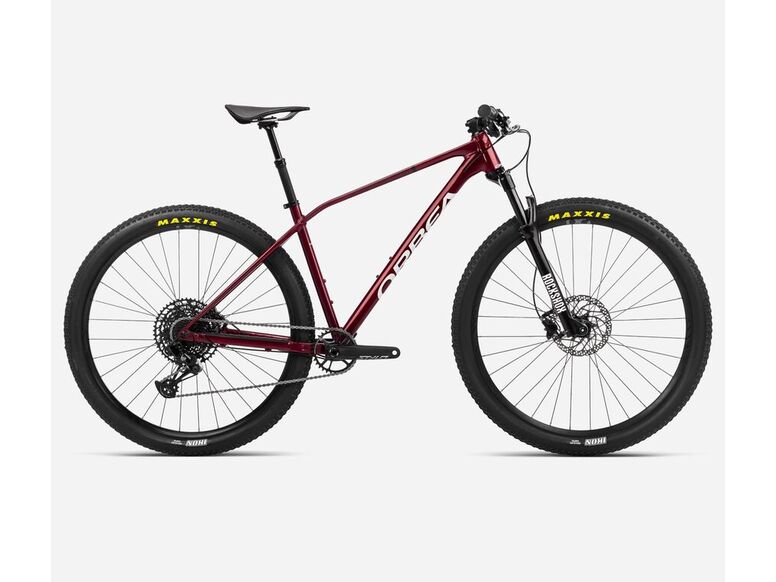 Horské kolo ORBEA ALMA H10 2023 Eagle - Metallic Dark Red-Chic White