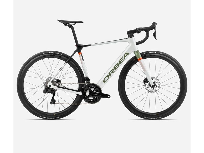 Elektrokolo ORBEA GAIN M10i WhiteChic-MetallicGreenArtichoke 2025