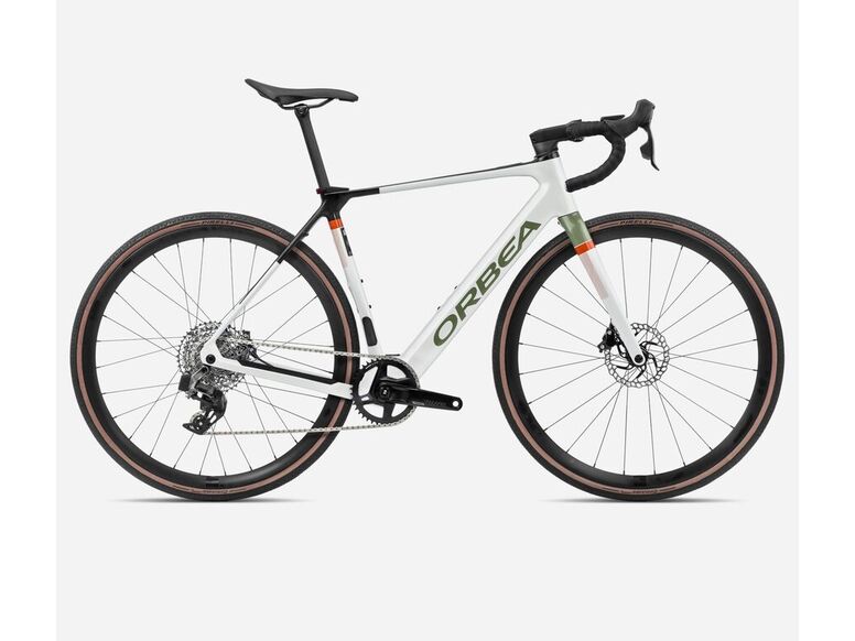 Elektrokolo ORBEA GAIN M31e 1X WhiteChic-MetallicGreenArtichoke 2025