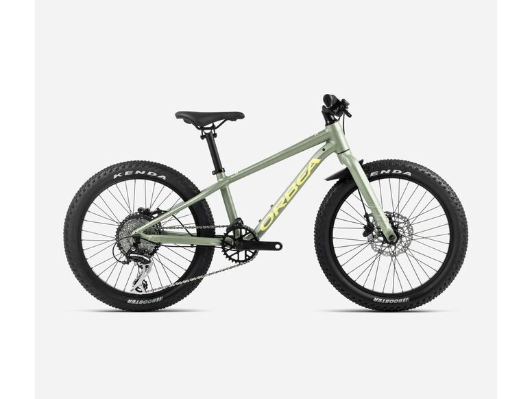 Dětské kolo ORBEA MX 20 TEAM DISC MetallicGreenArtichoke-Yellow 2025