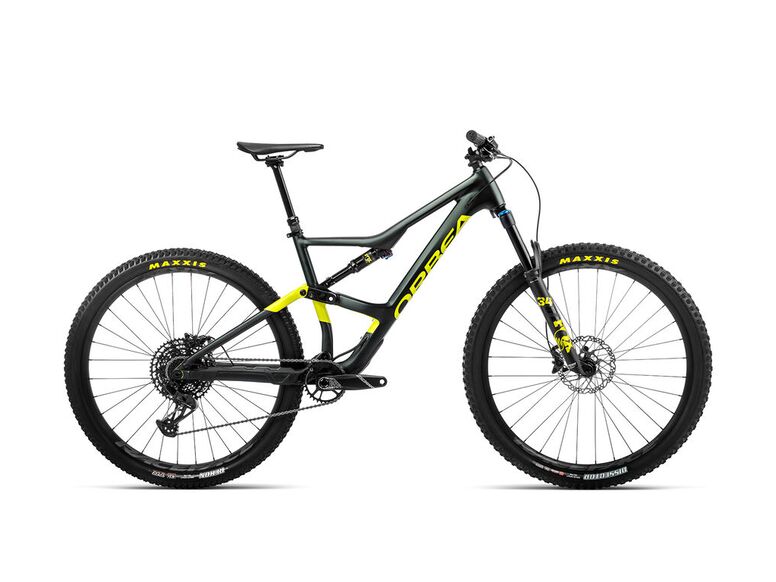 Celoodpružené kolo ORBEA OCCAM H20 EAGLE MetallicDarkGreen-LimeGreen 2023