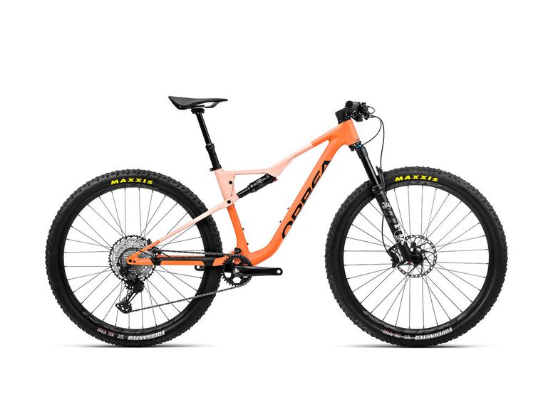 Celoodpružené kolo ORBEA OIZ H10 ApricotOrange-LimestoneBeige 2023