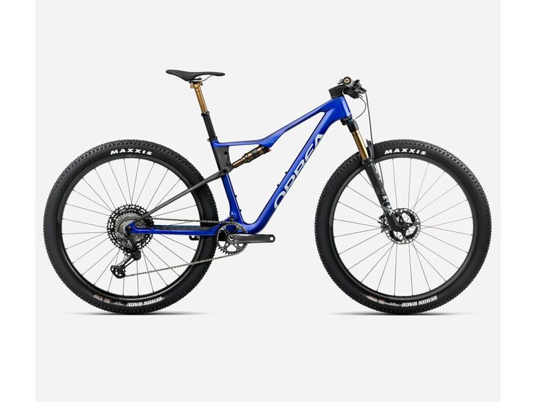 Celoodpružené kolo ORBEA OIZ M-TEAM Factory CobaltBlue-CarbonRaw 2025
