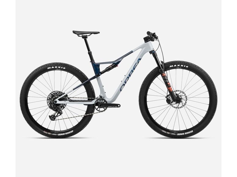 Celoodpružené kolo ORBEA OIZ M11 AXS Halo Silver-Blue Carbon 2023