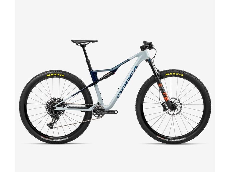 Celoodpružené kolo ORBEA OIZ M20 Halo Silver Blue Carbon