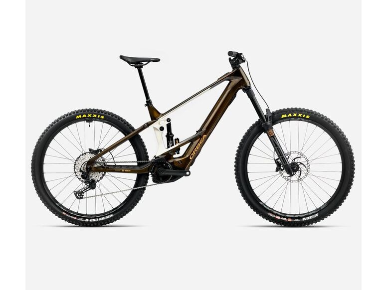 Celoodpružené kolo ORBEA WILD M20 CaramelCarbonView-CreamWhite 2025
