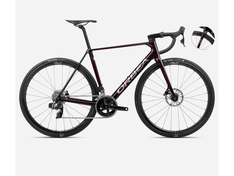 Silniční kolo ORBEA ORCA M31ETEAM WineRed-Titanium 2024