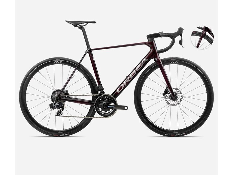 Silniční kolo ORBEA ORCA M21ETEAM PWR WineRed-Titanium 2024