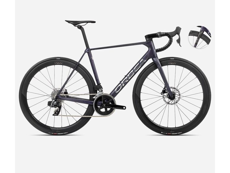 Silniční kolo ORBEA ORCA M31ELTD PWR Tanzanite-CarbonRaw 2024