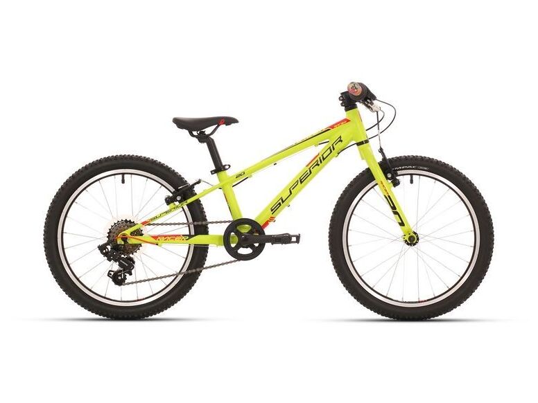 Dětské kolo SUPERIOR RACER XC 20 2018 matte radioactive yellow/black/red