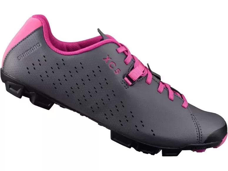 Dámské tretry SHIMANO XC5 - Grey/Magenta