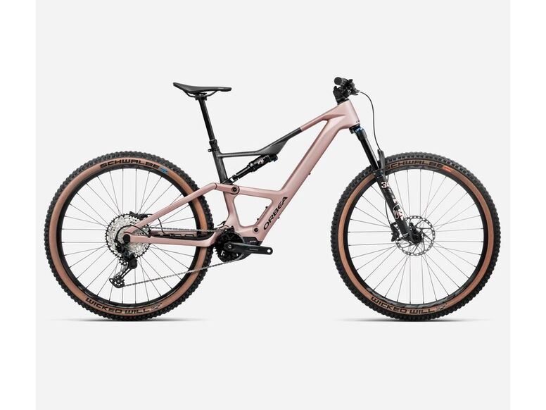 Elektrokolo ORBEA RISE SL M20 630 Wh DesertRose-CarbonRaw 2025