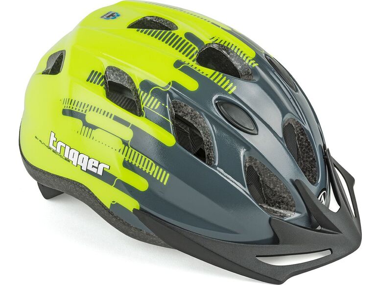 Přilba AUTHOR TRIGGER šedo/žlutá