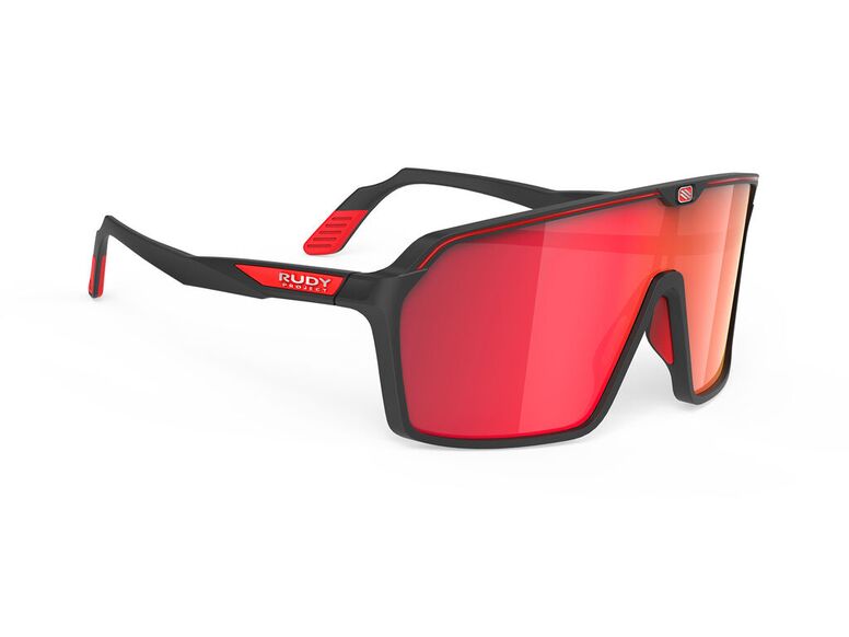 Sportovní brýle Rudy Project SPINSHIELD Black Matt/Red