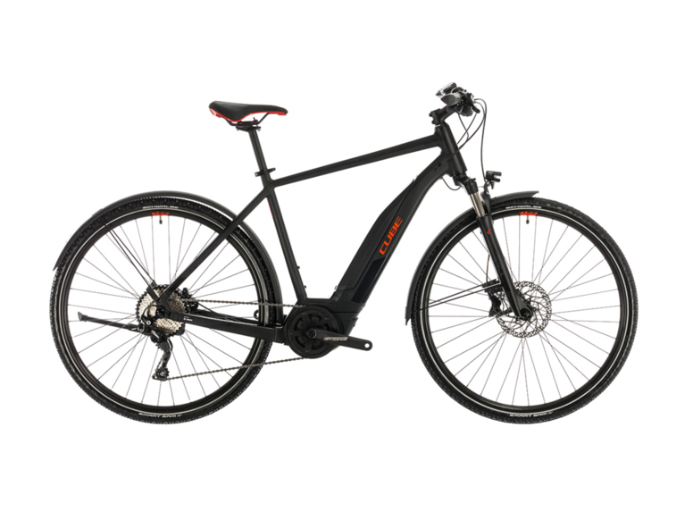 Elektrokolo CUBE NATURE HYBRID EXC ALLROAD 500 2020 Black´n´red