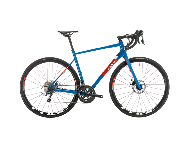 Silniční kolo CUBE ATTAIN Race 2020 Blue´n´red