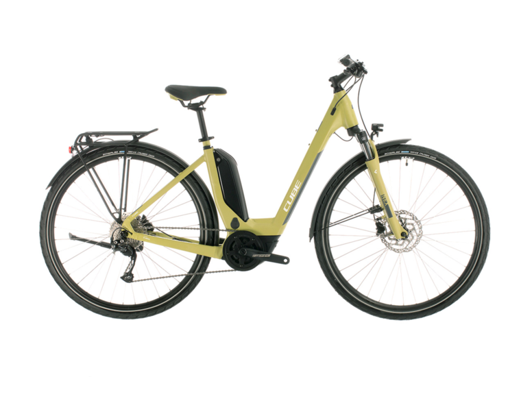 Elektrokolo CUBE Touring HYBRID ONE 500 Easy Entry green/white 500 2020