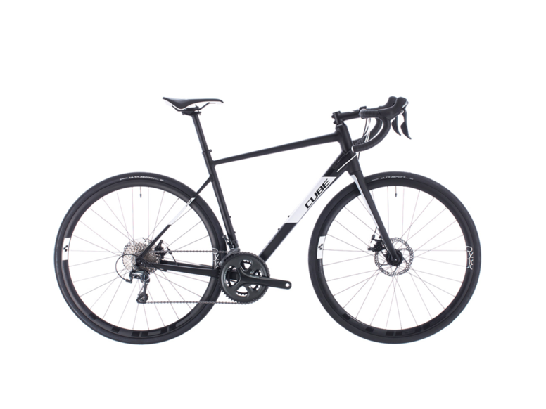 Silniční kolo CUBE ATTAIN Race 2020 Black´n´white