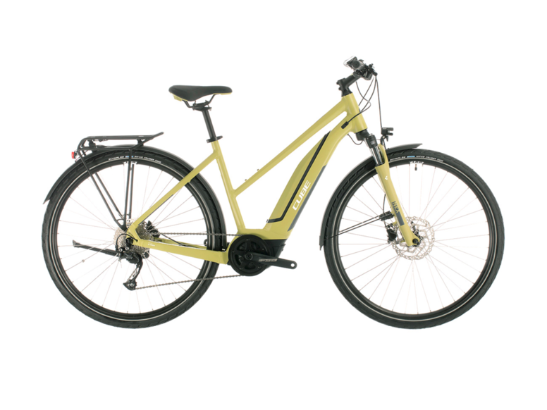 Elektrokolo CUBE Touring HYBRID ONE 500 Trapeze green/white 500 2020